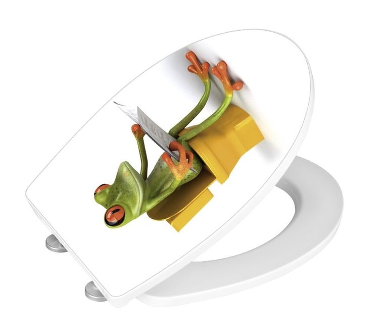 Deska sedesowa, Frog news