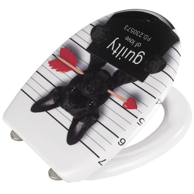 Deska sedesowa, Guilty dog, wolno opadająca