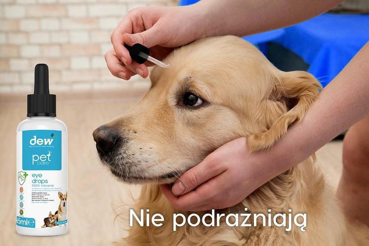 Dew Pet Care, krople do oczu dla zwierząt, 2,5l