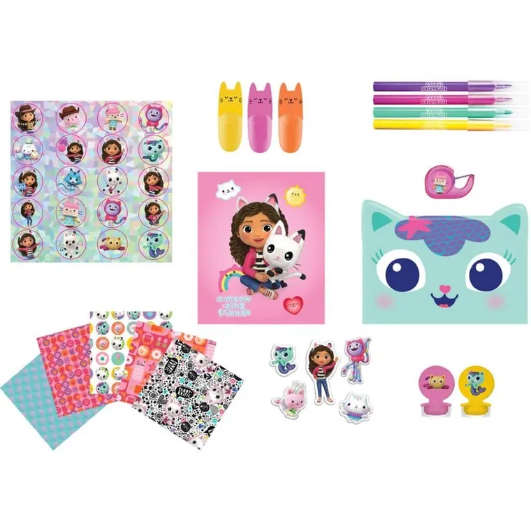 Diakakis, Koci Domek Gabi, zestaw artystyczny, 25 elementów