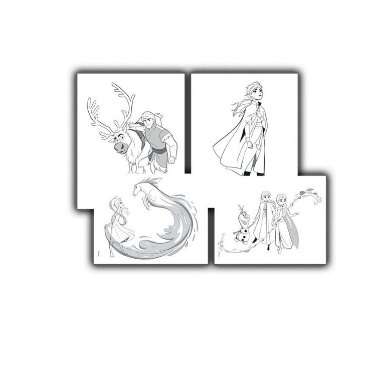 Diakakis, Kraina Lodu, kolorowanka z naklejkami