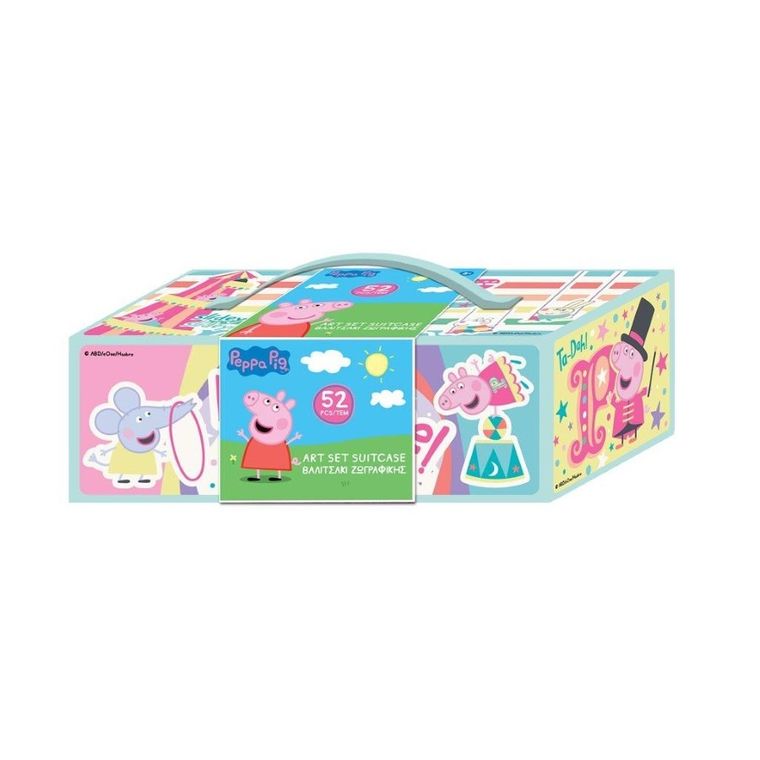 Diakakis, Świnka Peppa, zestaw artystyczny w kuferku