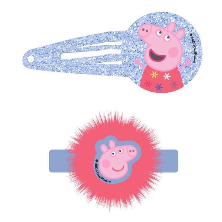Diakakis, Świnka Peppa, zestaw do włosów, 3 elementy
