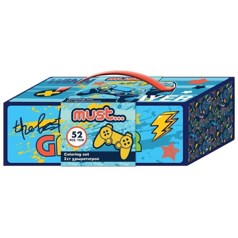 Diakakis, zestaw artystyczny w kuferku, Gamer