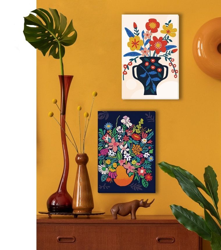 Diamond Dotz, diamentowa mozaika, Blue Vase