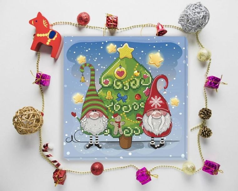 Diamond Dotz, diamentowa mozaika, Christmas Elves