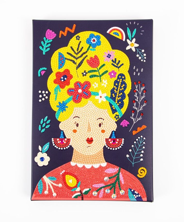 Diamond Dotz, diamentowa mozaika, Floral girl