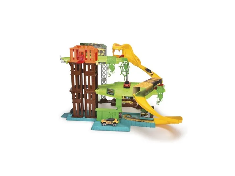 Dickie, Atak węża, parking 3-poziomowy