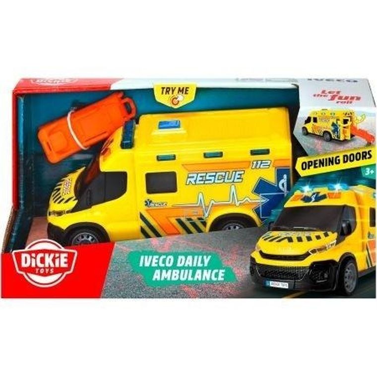 Dickie, Iveco, ambulans, pojazd ratunkowy, 18 cm