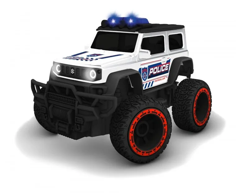 Dickie, SOS, Suzuki Jimmy, pojazd policyjny zdalnie sterowany, 20 cm