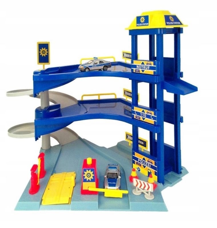 Dickie, Stacja Ratownicza, garaż z pojazdami, 41 cm