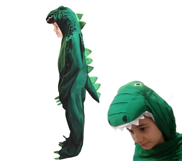 Dinozaur, smok, strój dla dzieci, rozmiar 110/116