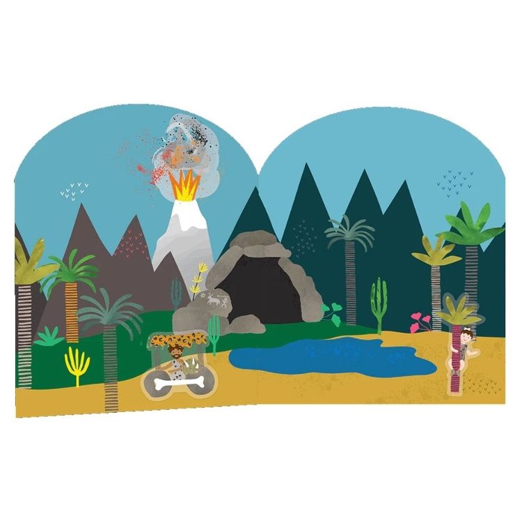 Dinozaury. Zestaw naklejek wielokrotnego użytku