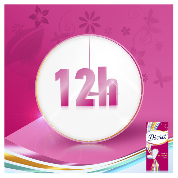 Discreet, Normal Bezzapachowe, wkładki higieniczne, 100 szt.