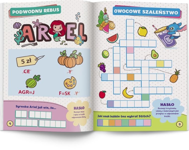 Disney. Krzyżówki obrazkowe