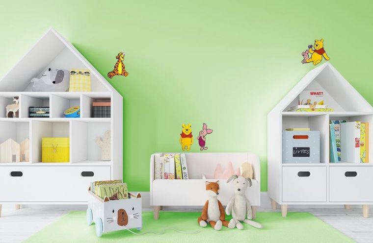 Disney, Kubuś Puchatek, dekoracja ścienna, siedzący Tygrysek