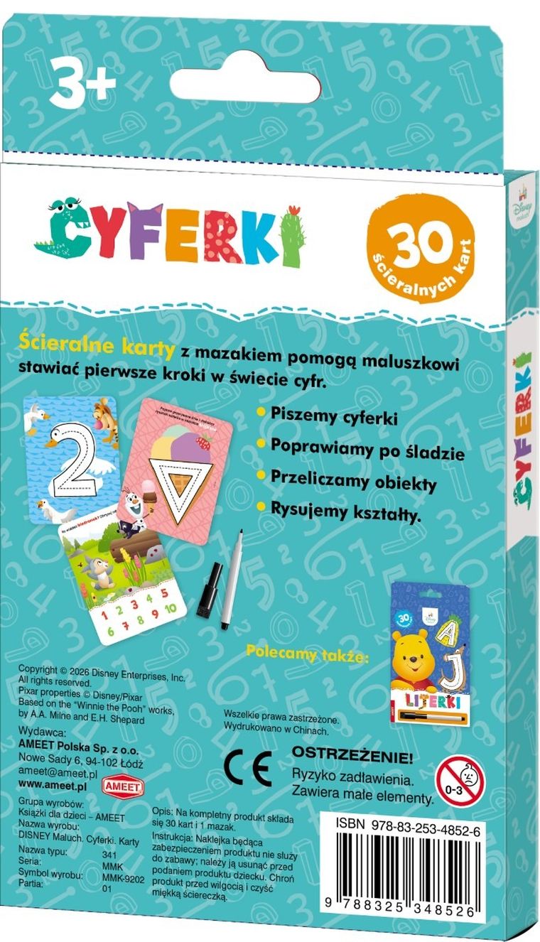 Disney Maluch. Cyferki. Karty