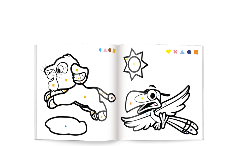 Disney Maluch. Koloruj według kodu