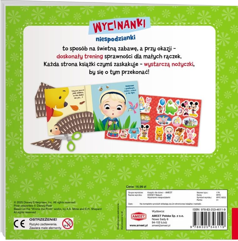 Disney Maluch. Wycinanki niespodzianki