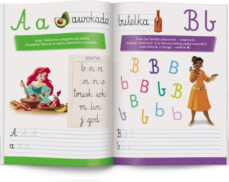 Disney uczy. Elementarz ćwiczenia. Litery