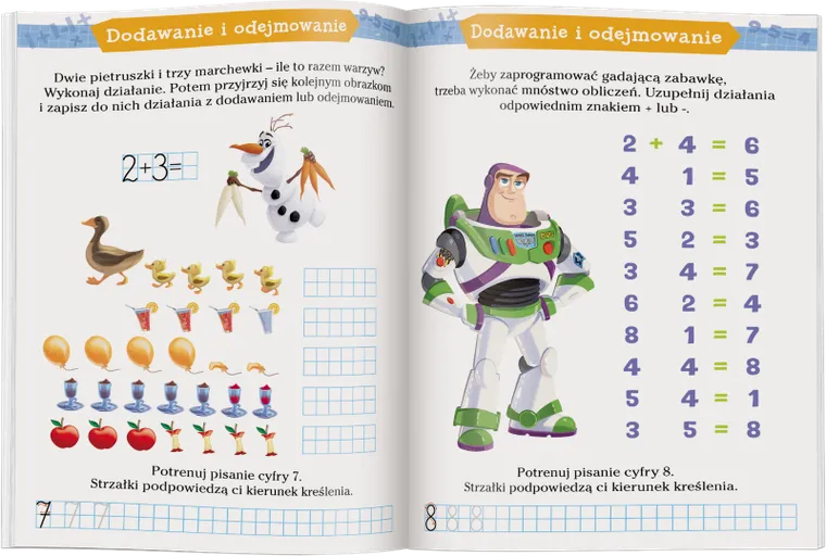 Disney uczy. Elementarz matematyczny. Ćwiczenia
