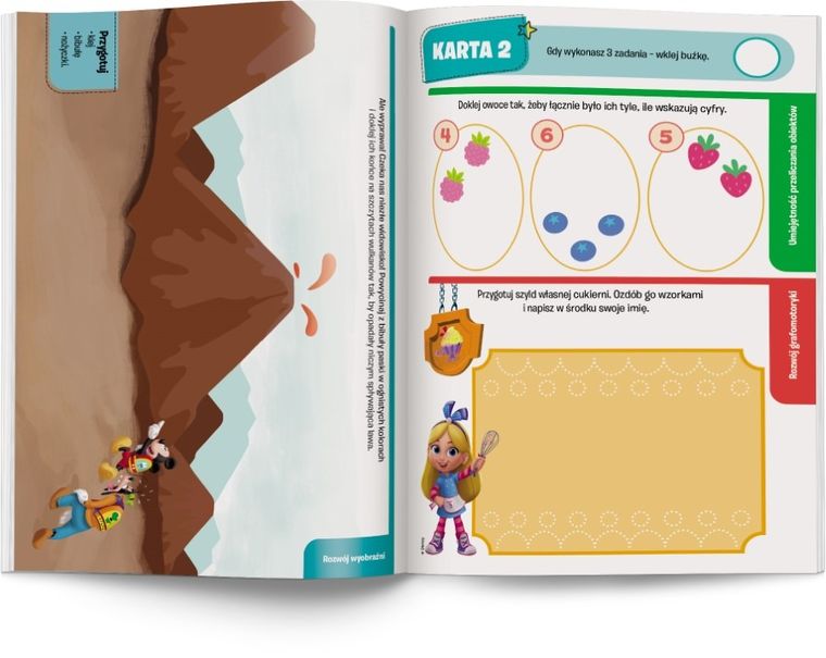 Disney uczy. Karty pracy przedszkolaka. 4-latki