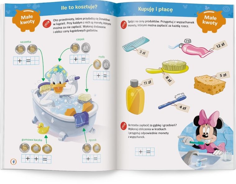 Disney Uczy. Monety i banknoty. Miki