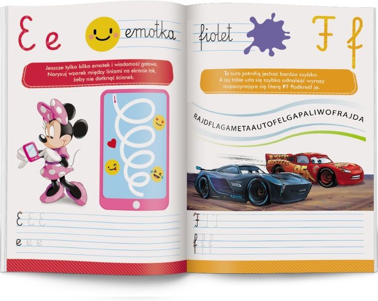 Disney Uczy. Przygoda z czytaniem. Elementarz. Ćwiczenia