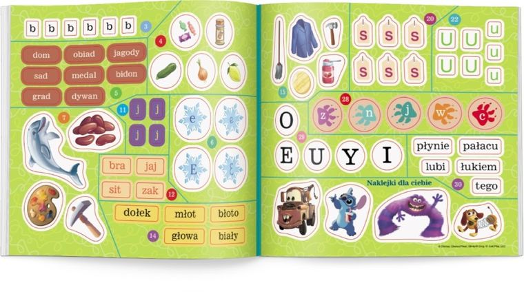 Disney uczy. Przygoda z czytaniem. Elementarz. Ćwiczenia