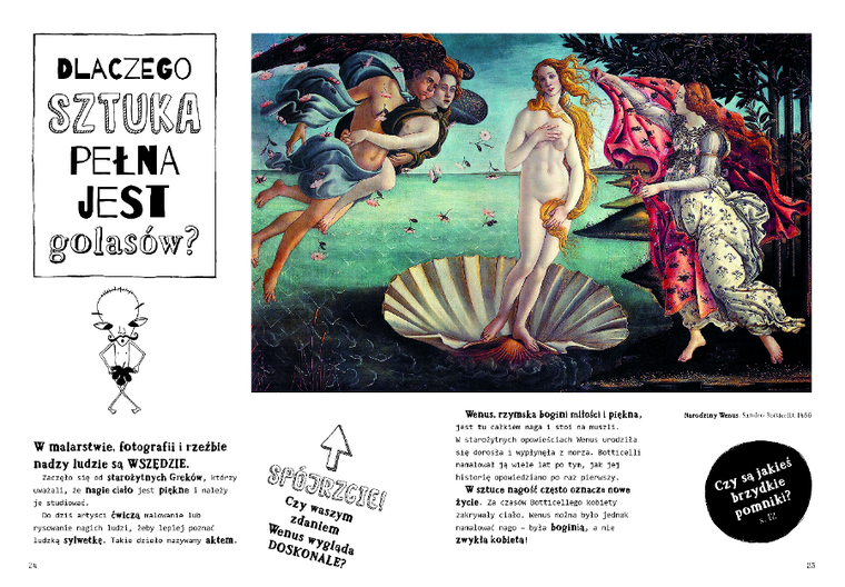 Dlaczego sztuka pełna jest golasów