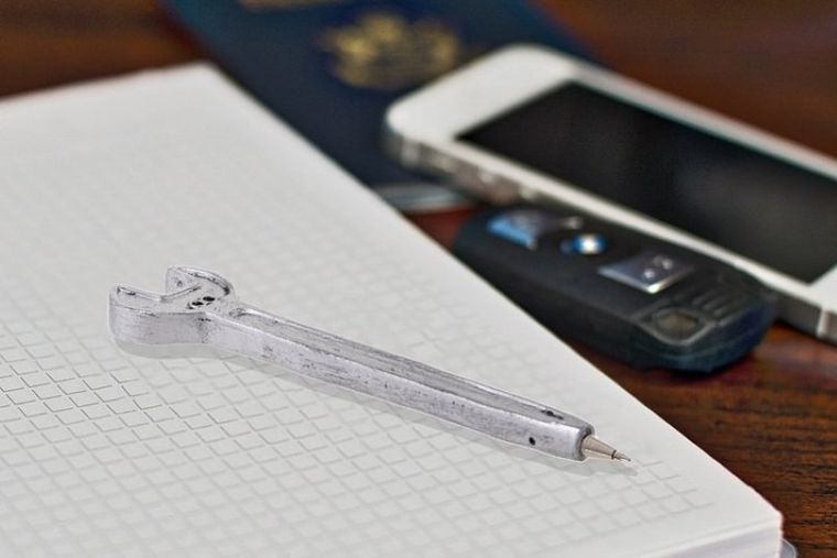 Długopis, płaski klucz