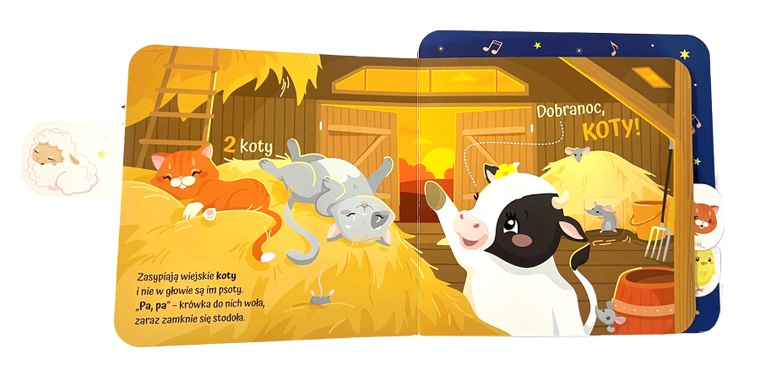 Dobranoc krówko. Dźwiękoprzesuwanka