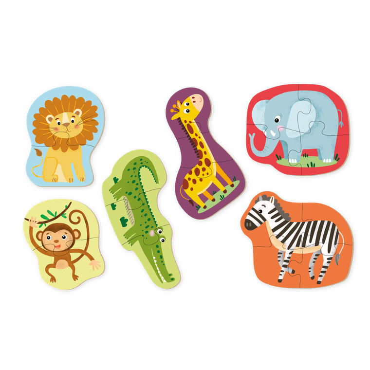 Dodo, puzzle 2-3-4 elementy, Zwierzęta