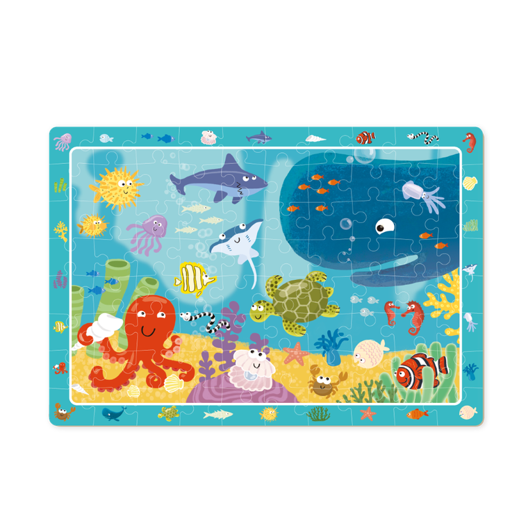 Dodo, puzzle obserwacyjne, Ocean, 80 elementów