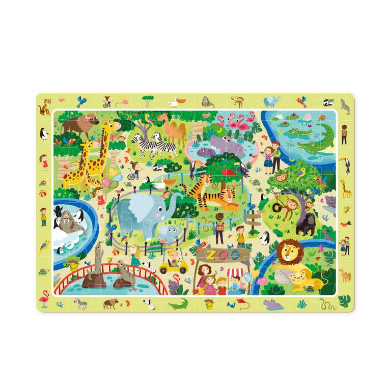 Dodo, puzzle obserwacyjne, w zoo