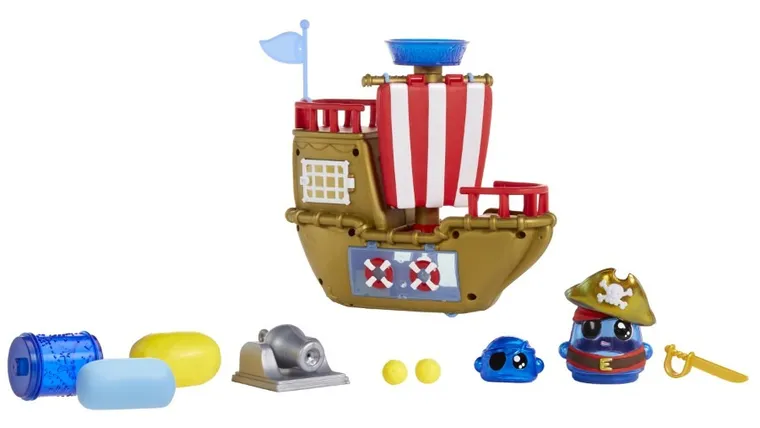 DohKins, Statek piracki, zestaw z masą plastyczną