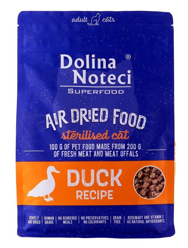 Dolina Noteci, Superfood Sterylised, karma sucha dla kota, kaczka, 1 kg