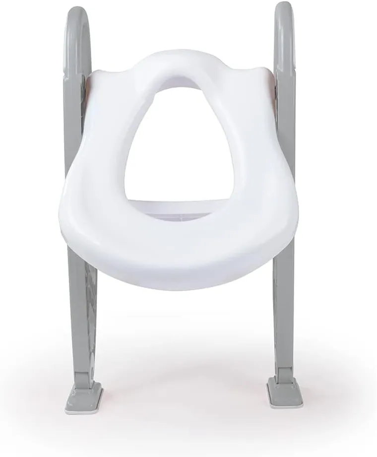 Dolu, nakładka na sedes z drabinką, szara