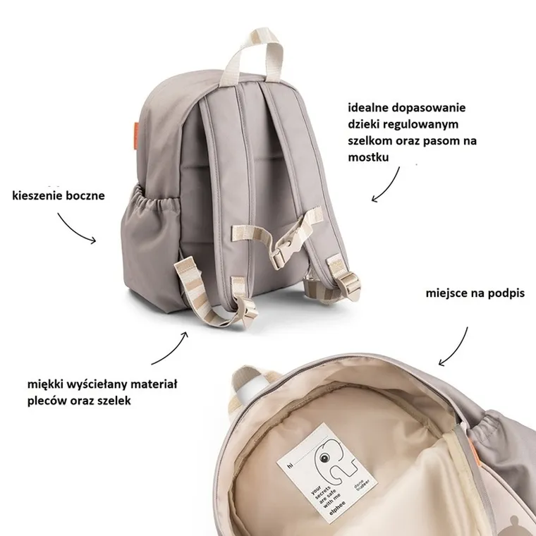 Done By Deer, Celebration, plecak dla przedszkolaka, sand