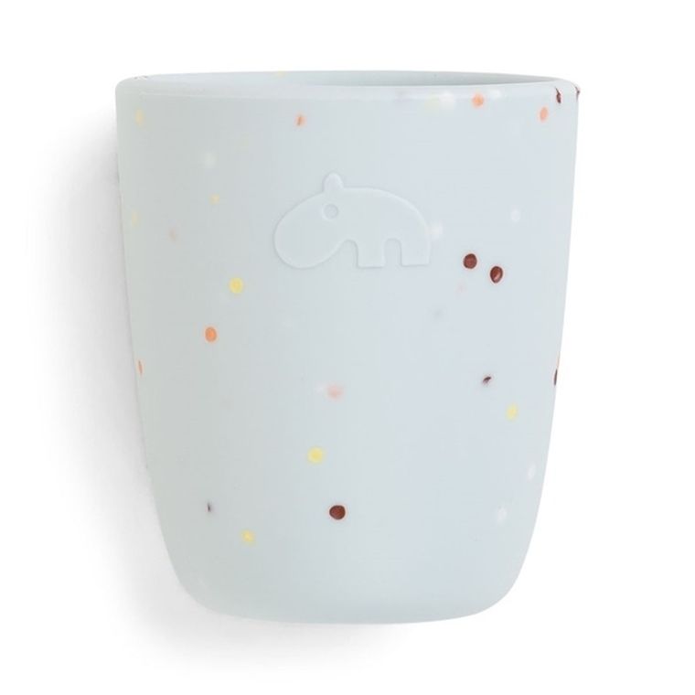 Done by Deer, Confetti, silikonowy zestaw obiadowy, blue