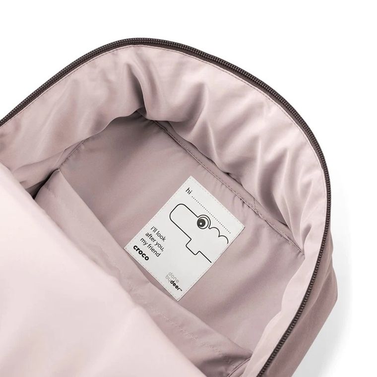 Done by Deer, Croco, plecak dla przedszkolaka, pikowany, powder