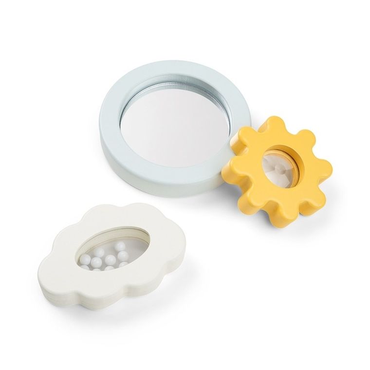 Done By Deer, Deer Friends, klocki drewniane, 34 szt.