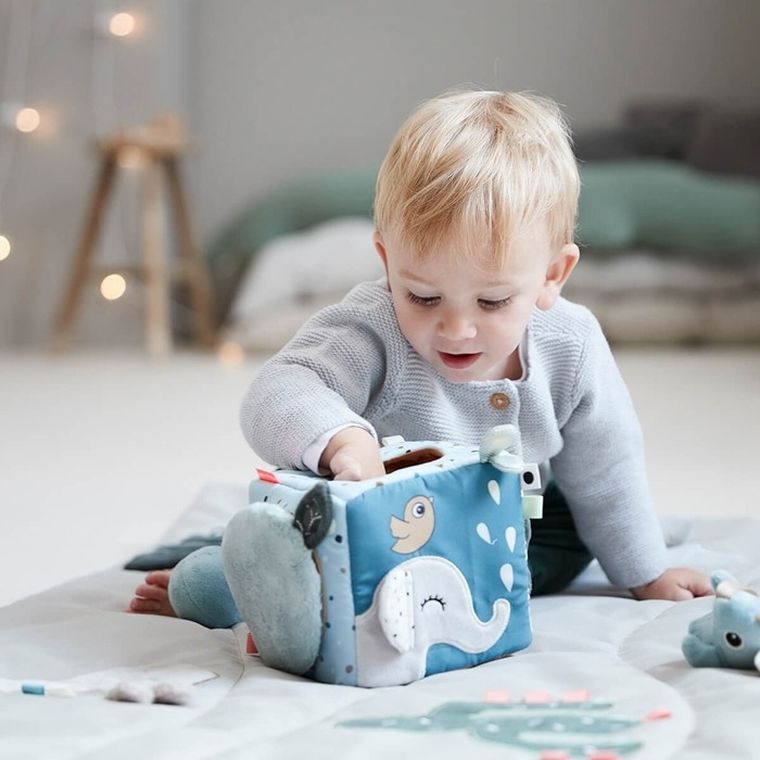 Done By Deer, Deer Friends, miękka kostka aktywizująca, colour mix