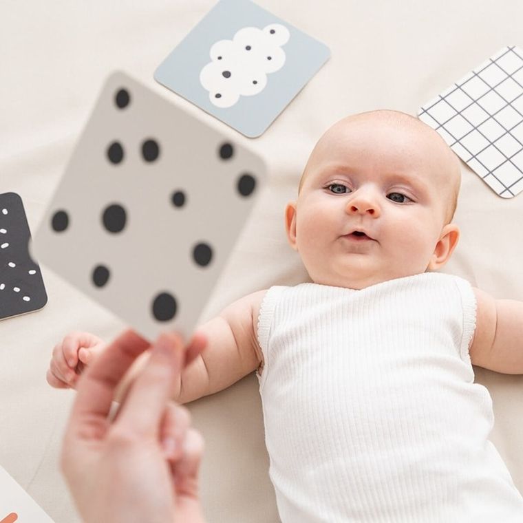 Done By Deer, Elphee, karty kontrastowe dla niemowlaka, 10 szt.