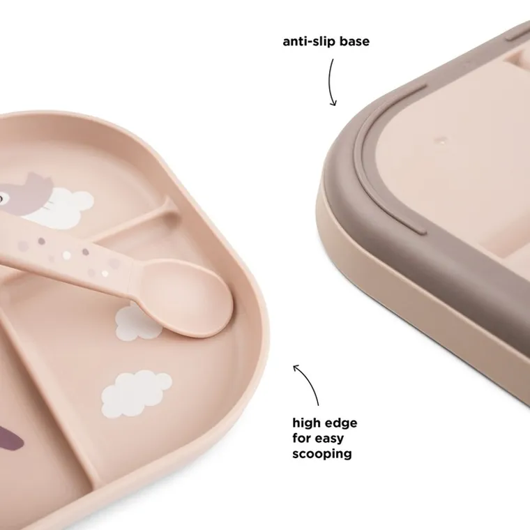 Done by Deer, Foodie, Happy Clouds, talerzyk dzielony, powder