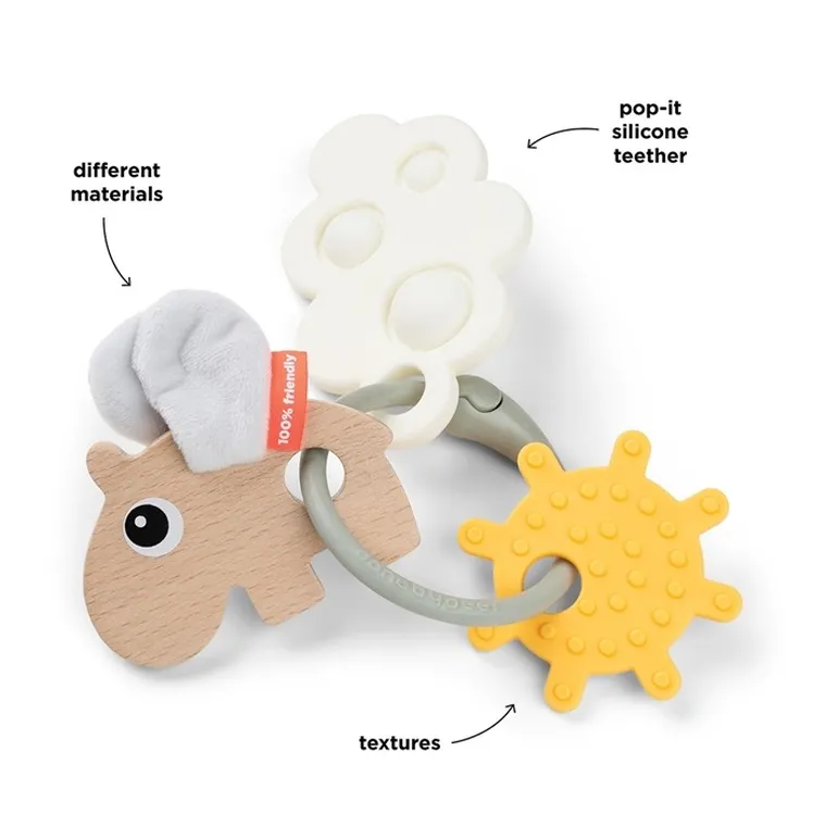 Done by Deer, Happy Clouds, zabawka sensoryczna