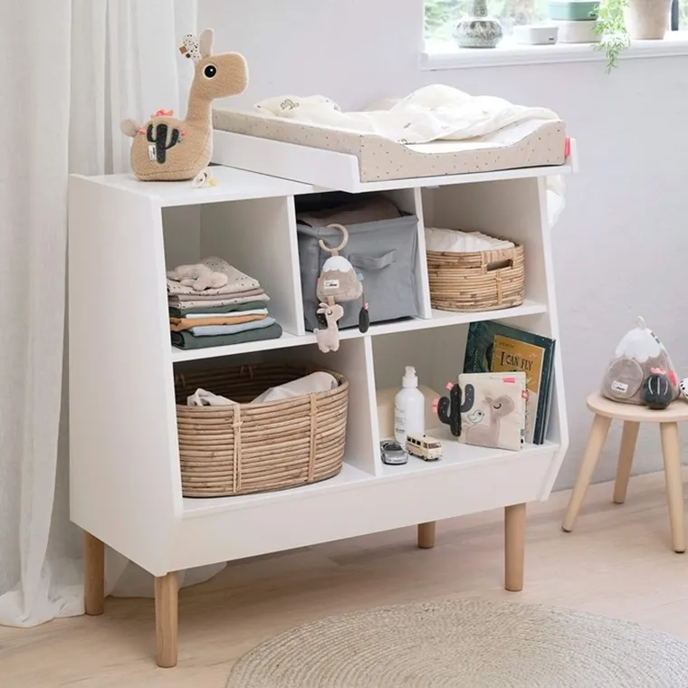 Done By Deer, Lama Lalee, otulacz, sand, gots, 2 szt.