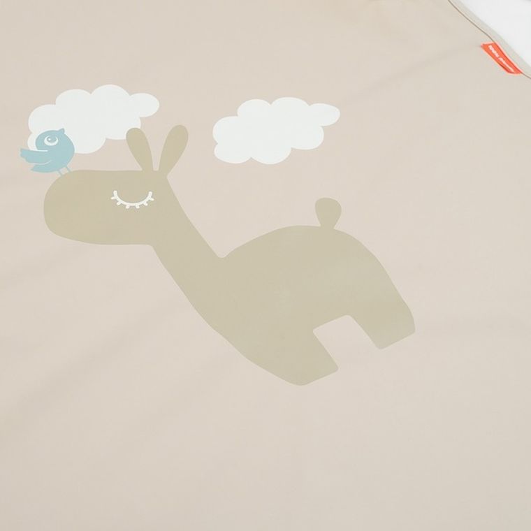 Done By Deer, Lama Lalee, wodoodporny fartuszek dla dziecka, sand