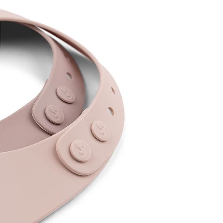 Done By Deer, Ozzo, śliniak silikonowy, powder, 2 szt.