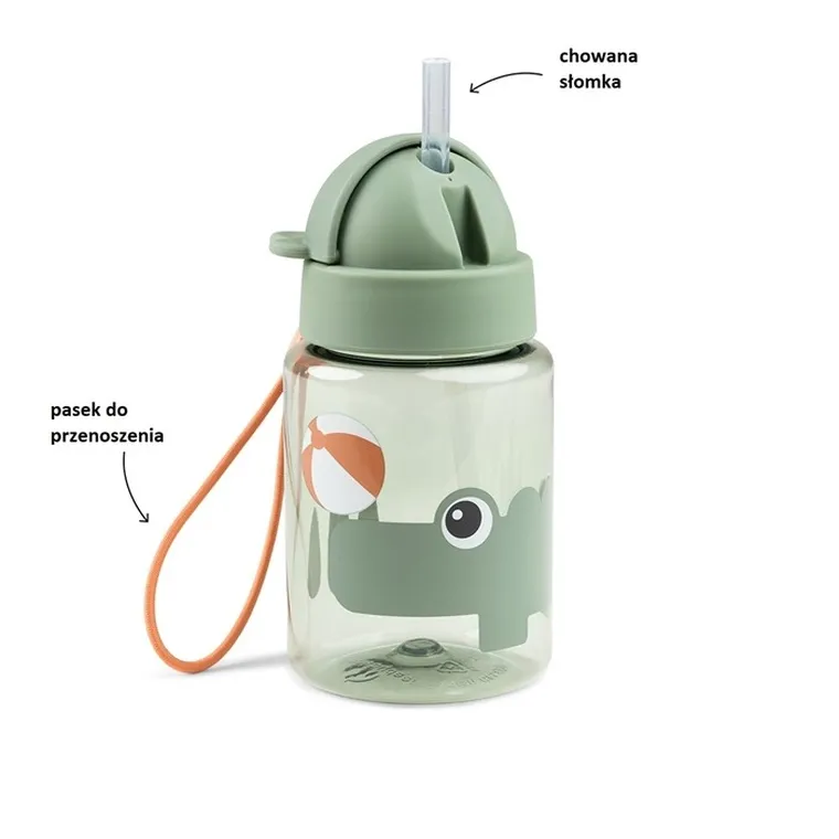 Done by Deer, Playground, bidon, green, 280 ml